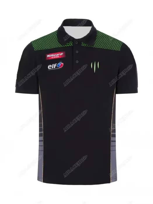 T-shirt de moto Kawasaki Racing Sport Motos GP pour homme, manches courtes, respirant, décontracté, 