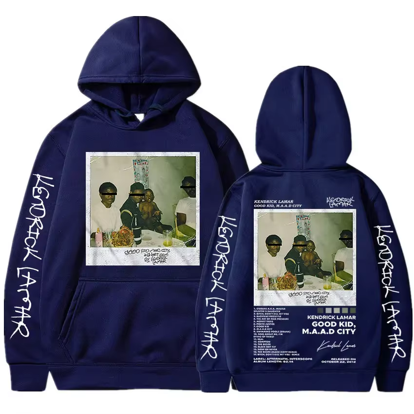Kendrick Lamar Good Kid sweat à capuche pour hommes Hip-Hop couverture d'album de musique à capuche 