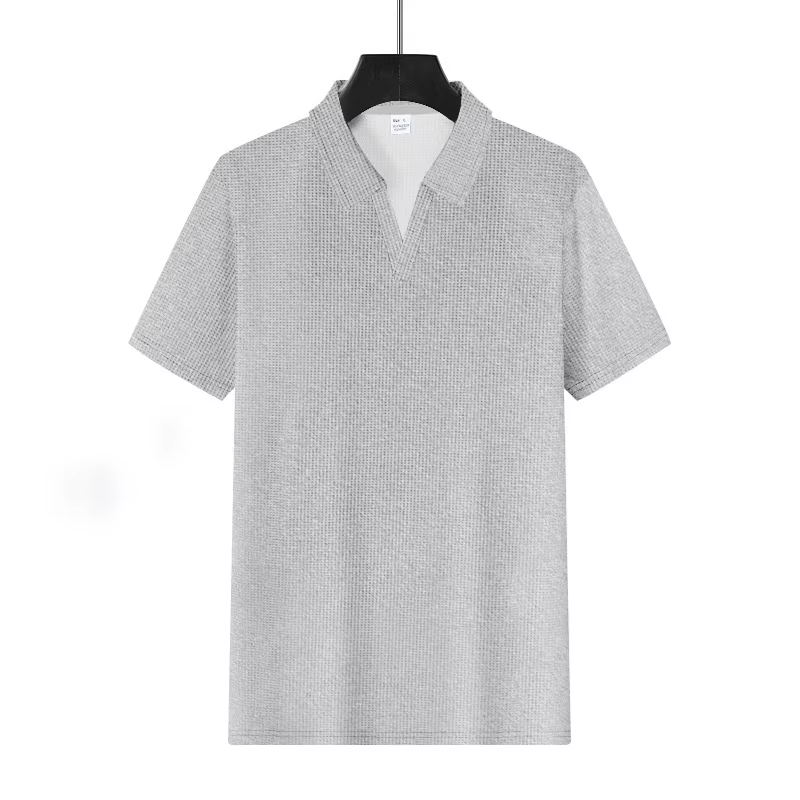 Soldes d'été 2026 : Polo sportif, couleur unie, col en V, design élégant, classique, magnifique et p