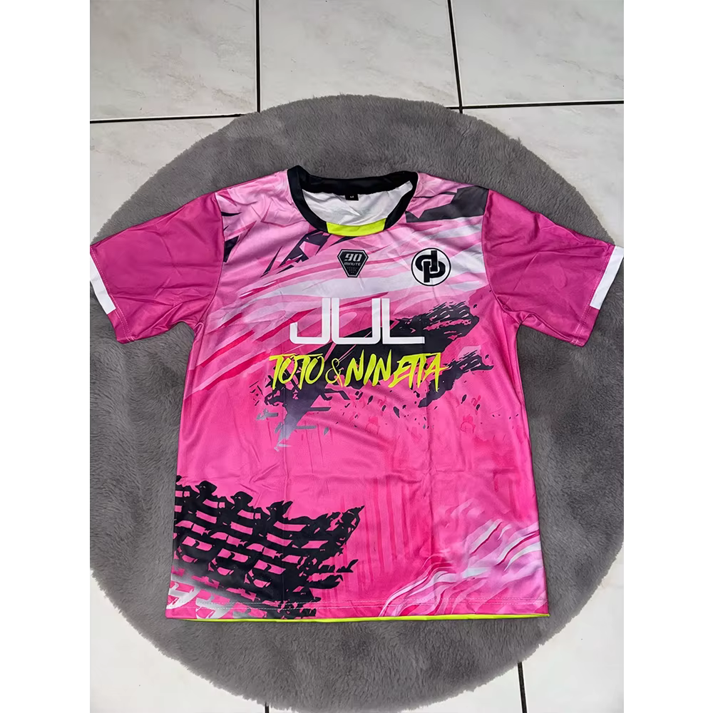 Nouveau Maillot JUL T-shirt été jeunesse respirant et séchage rapide formation Football chemises uni