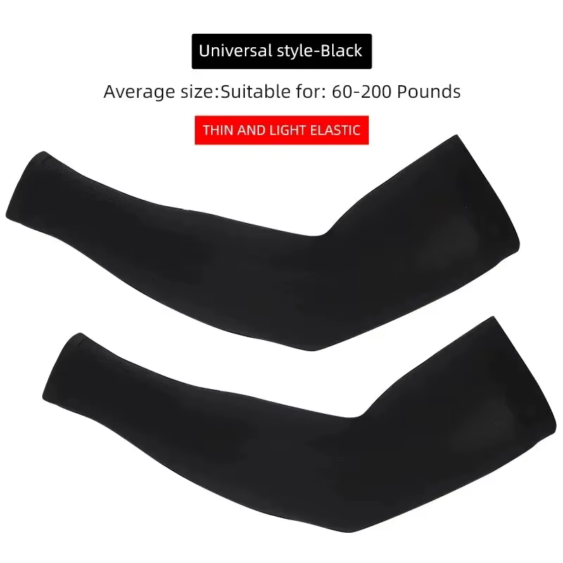 Manchons de bras de sport en soie glacée, Protection contre les UV du soleil, pour cyclisme, voyage 