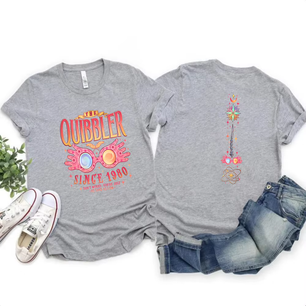 Harajuku T-shirt magique double face juste comme sanit comme je suis chemise HP chemises esthétique