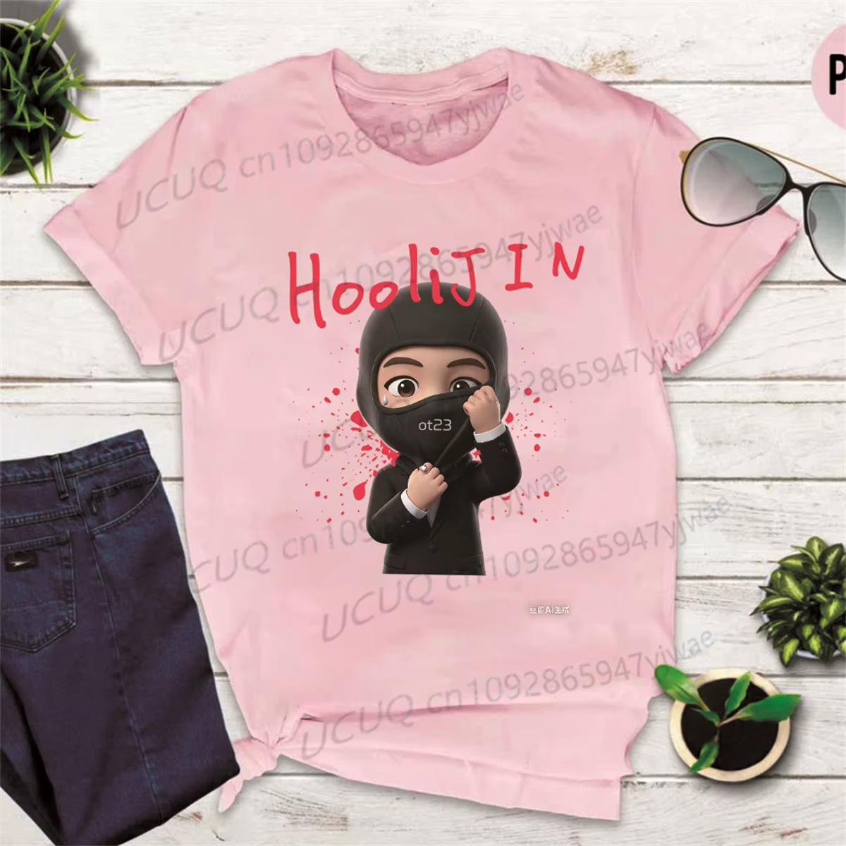 T-shirt de concert Kpop, T-shirt inspiré de Hooligan Fun, cadeau coréen pour fans Kpop, haut en coto
