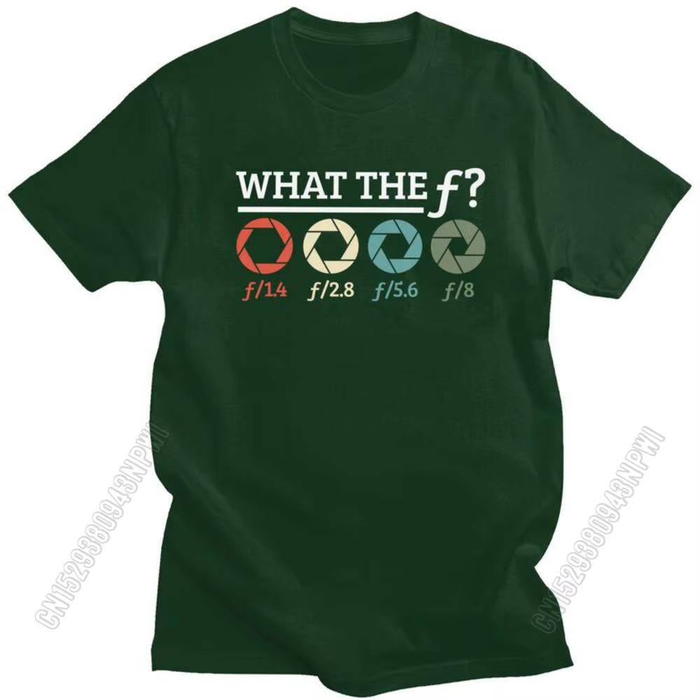 Photographe La F T-shirt Pour Hommes En Coton T-shirt Loisirs T-Shirts D'ouverture De la Caméra Phot