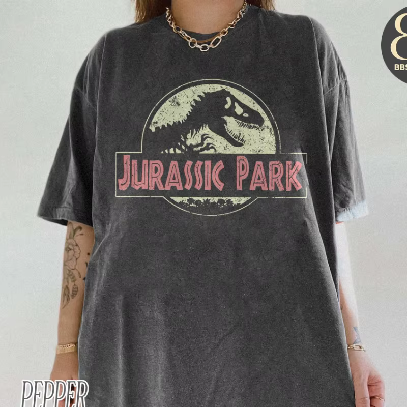 T-shirt Dino des années 90, cadeau pour les fans de Jurassic Park, T-shirt rétro Jurassic Park, T-sh