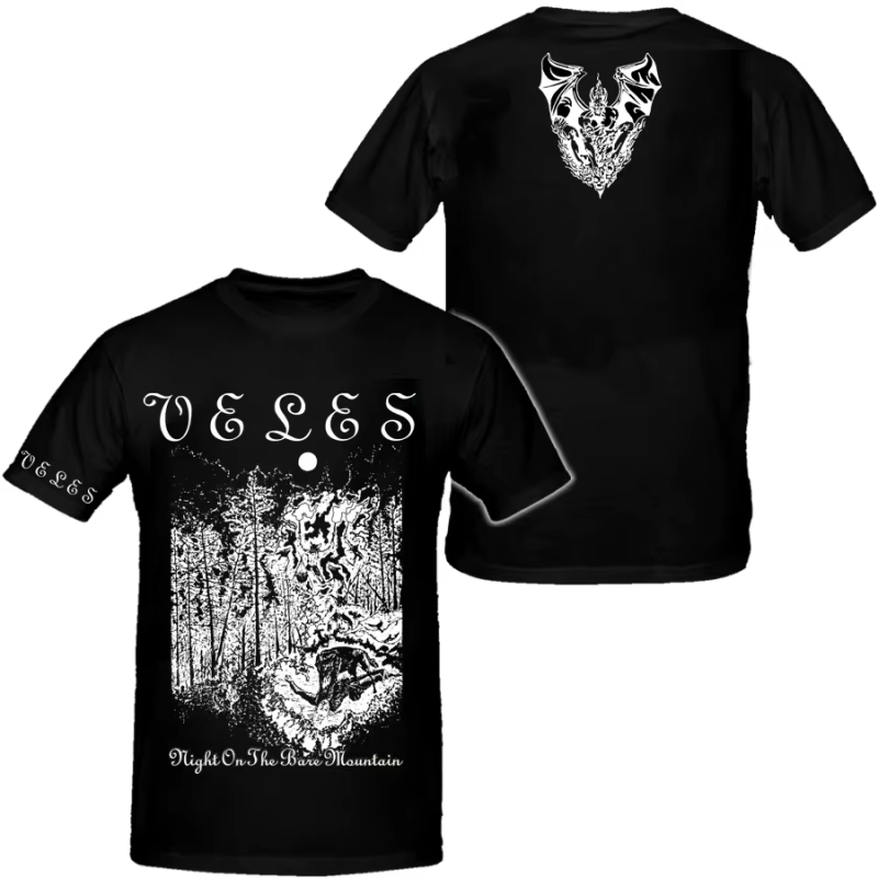 Veles Night on The Bare Mountain T-shirts Hip Hop Heavy Metal pour hommes, chemise en coton unisexe,
