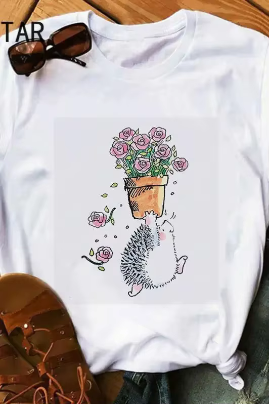 T-shirt Kasgehog mignon à col rond, T-shirt initié astronomique, Petit t-shirt respirant, Europe, Ét