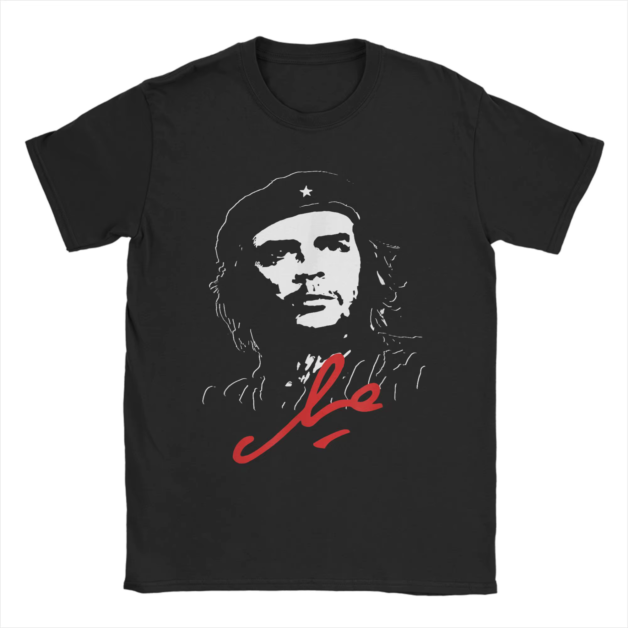 Ernesto Che Guevara Cuba T-Shirt pour hommes cubain rebelle Guerrilla coton T-Shirt col rond manches