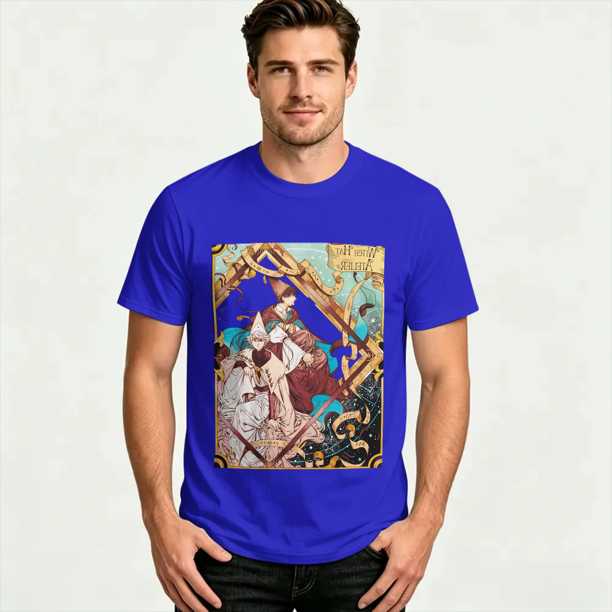 T-shirt Witch Hat Atelier Qifrey, t-shirts Hipster à manches courtes, hauts classiques d'été en coto