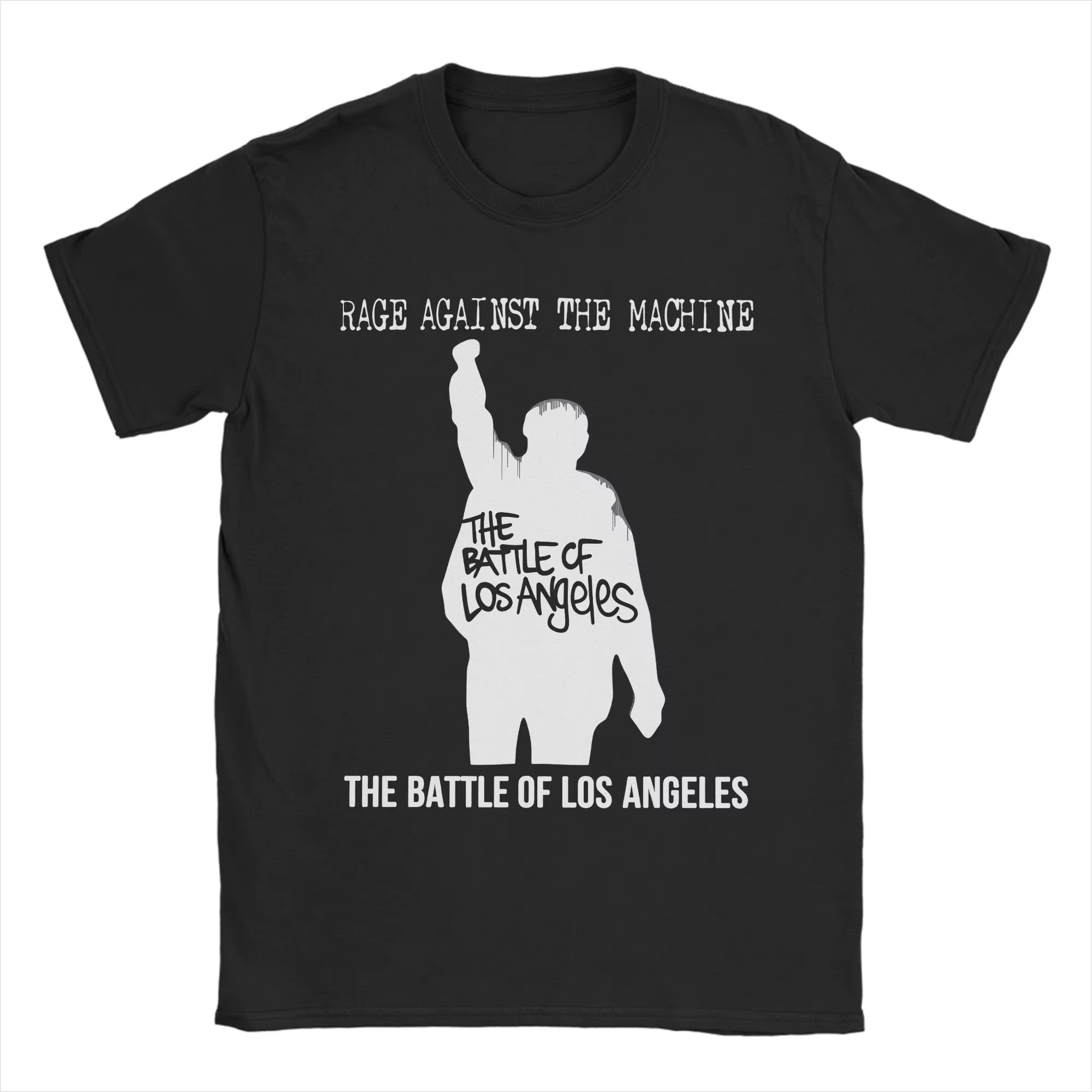 Rage Against the Machine T-shirts pour hommes 100% coton T-shirts cool à col rond vêtements à manche