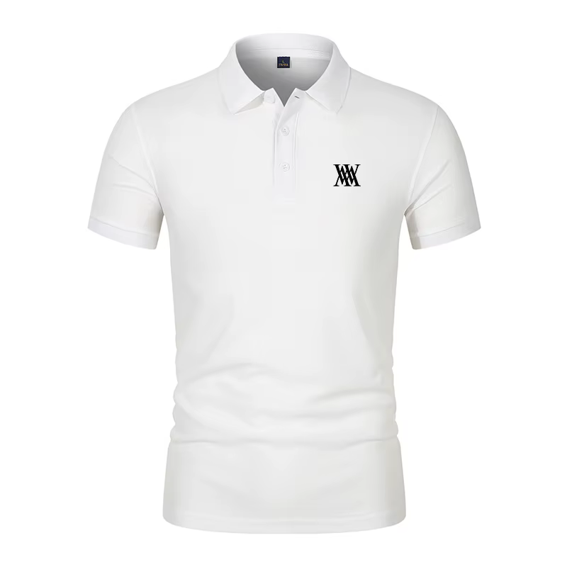 Polo homme à col rabattu anti-gonflement, mode décontractée et professionnelle, polo slim fit, nouve