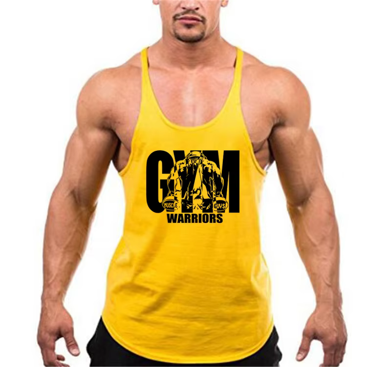 Débardeur de musculation pour hommes, vêtements de sport de marque, en coton respirant, gilets muscu