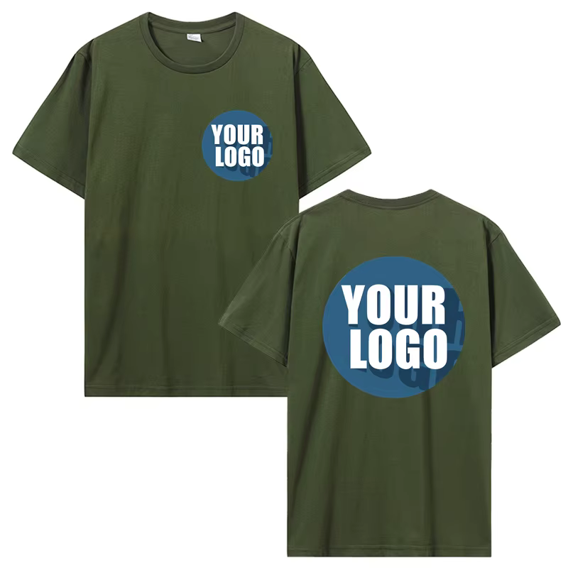 Personnalisez votre LOGO t-shirt Hip Hop Streetwear hommes coton T-shirts haut surdimensionné t-shir