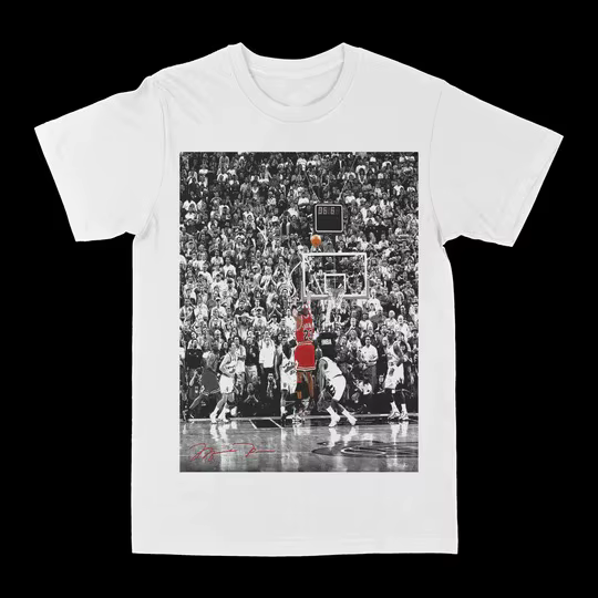 Michael Jordan Signature Moment tendance impression graphique été marque de luxe coton hommes et fem