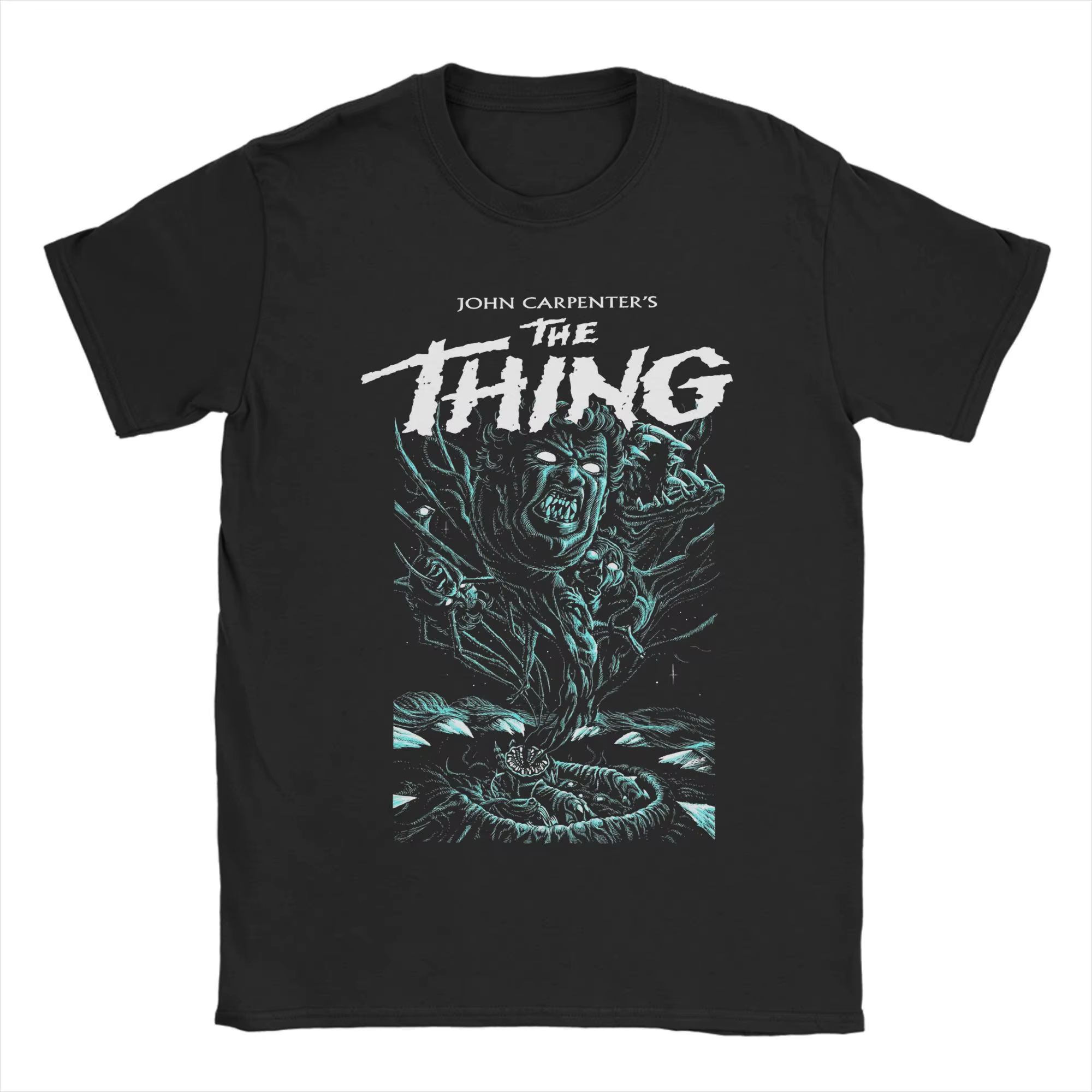T-shirt Vintage plage John Carpenter la chose Hippie t-shirts pur coton t-shirt Y2K rétro Logo perso