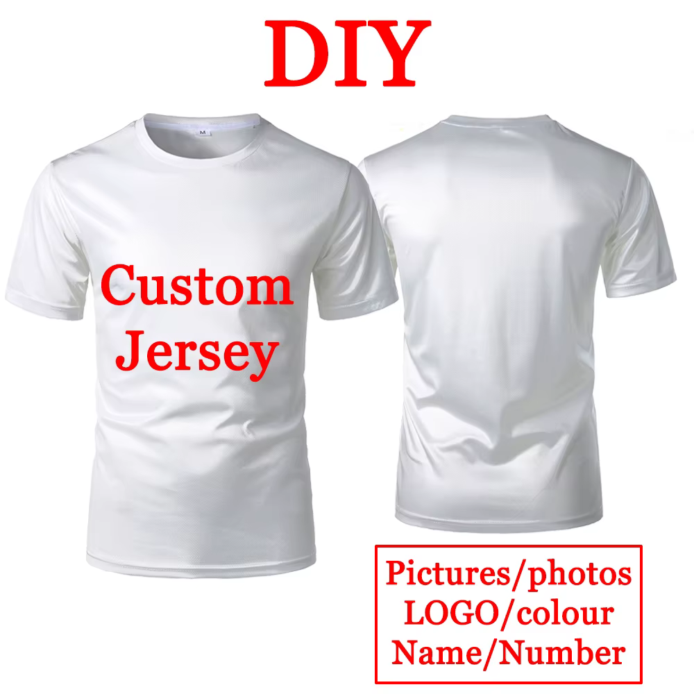 T-shirt personnalisé bricolage Logo personnalisé maillot de sport à séchage rapide t-shirts hommes f