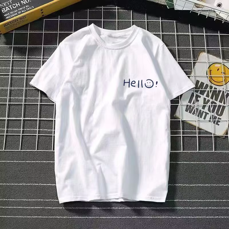 T-shirt pour femme : imprimé floral et papillon tendance, col rond, manches courtes, vêtements pour 