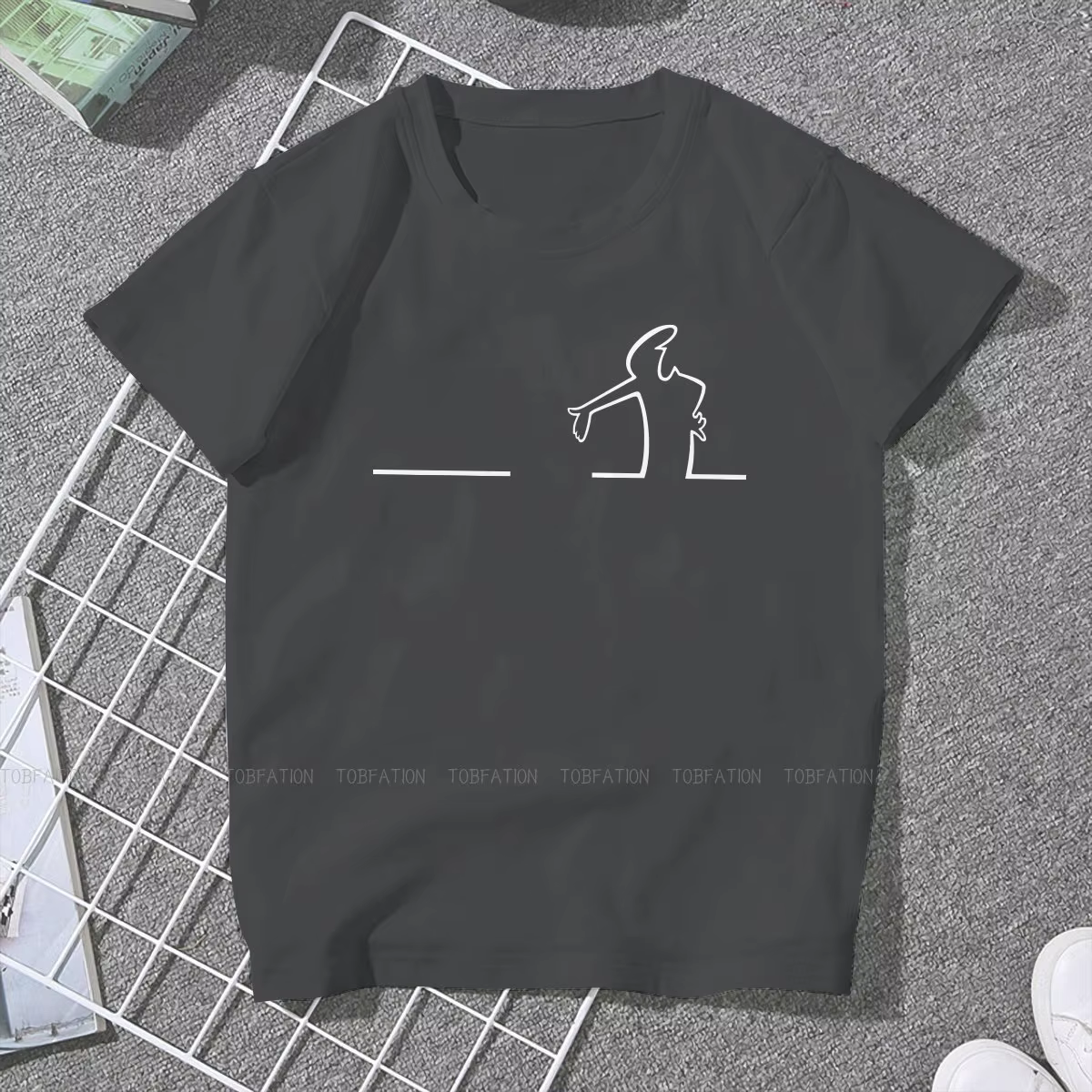 T-shirt gauche pour femmes La Linea t-shirts Style dame t-shirt 4XL imprimé doux en vrac