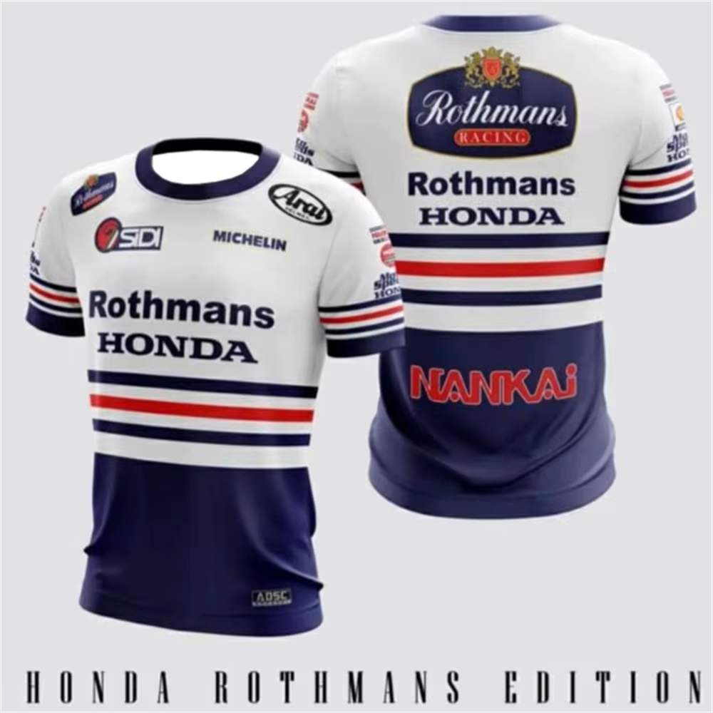 T-shirt à manches courtes pour hommes, en coton, avec imprimé rétro, col rond, décontracté, streetwe