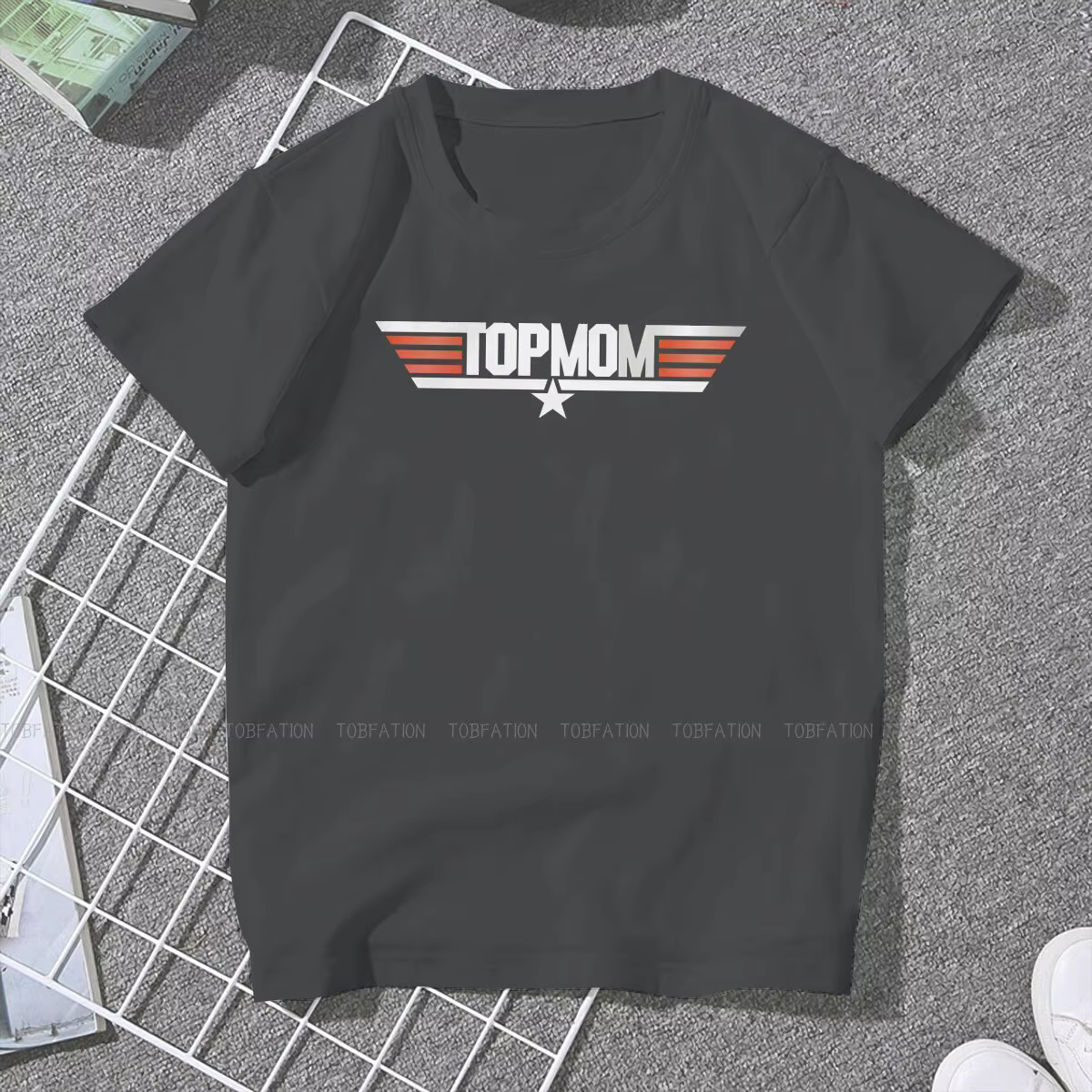 Top maman femmes t petit haut pistolet Maverick Goose Film filles t-shirts Harajuku couverture en co