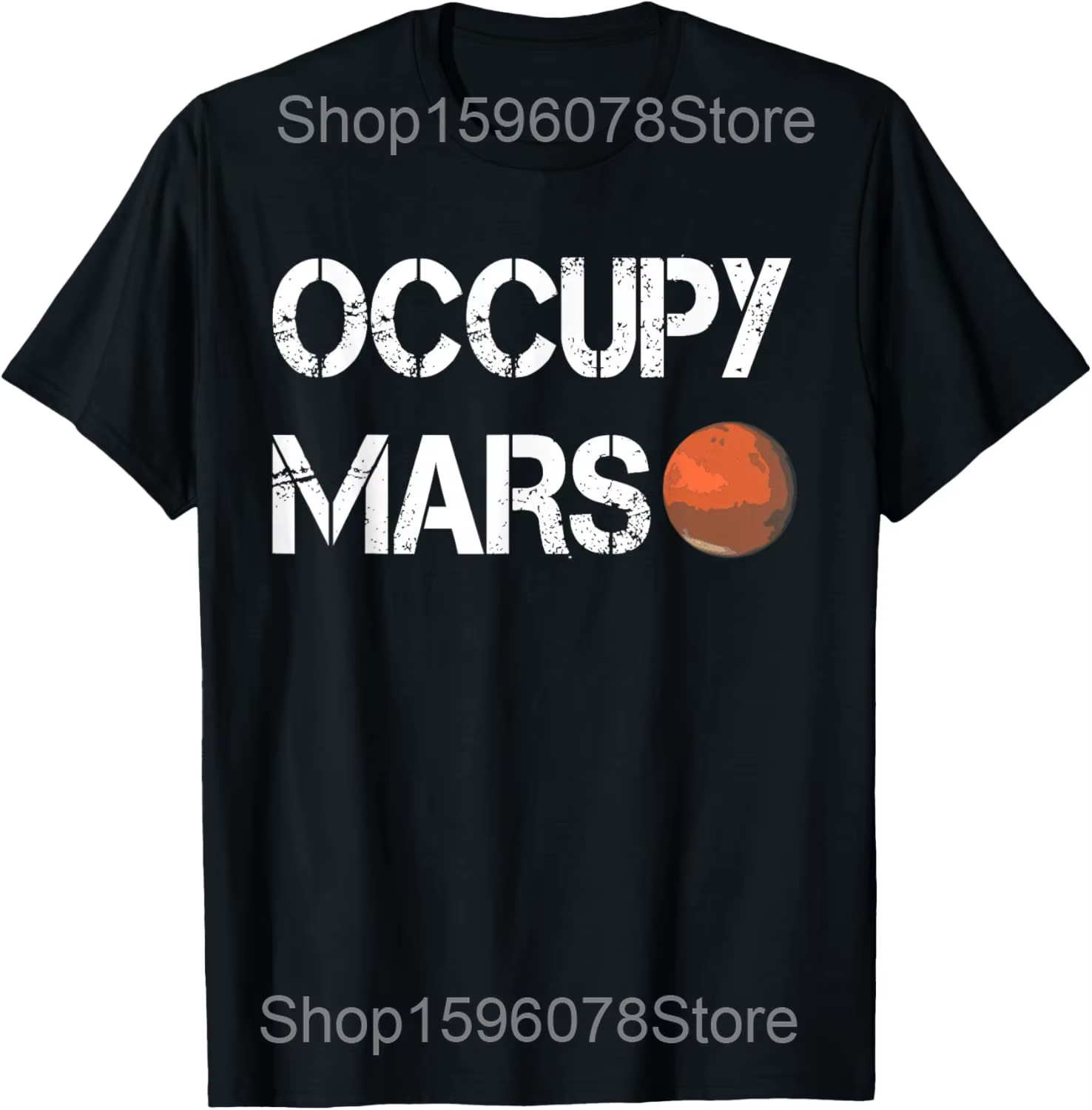 Drôle marche astronautes Spaceman planètes espace t-shirts hommes Humor astronautes t-shirt à manche