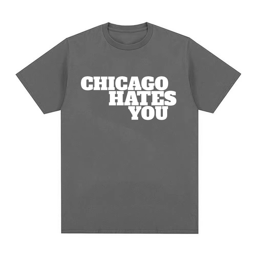 Rappeur chef Keef Chicago déteste vous même Style T-shirt hommes mode Hip Hop surdimensionné T-shirt