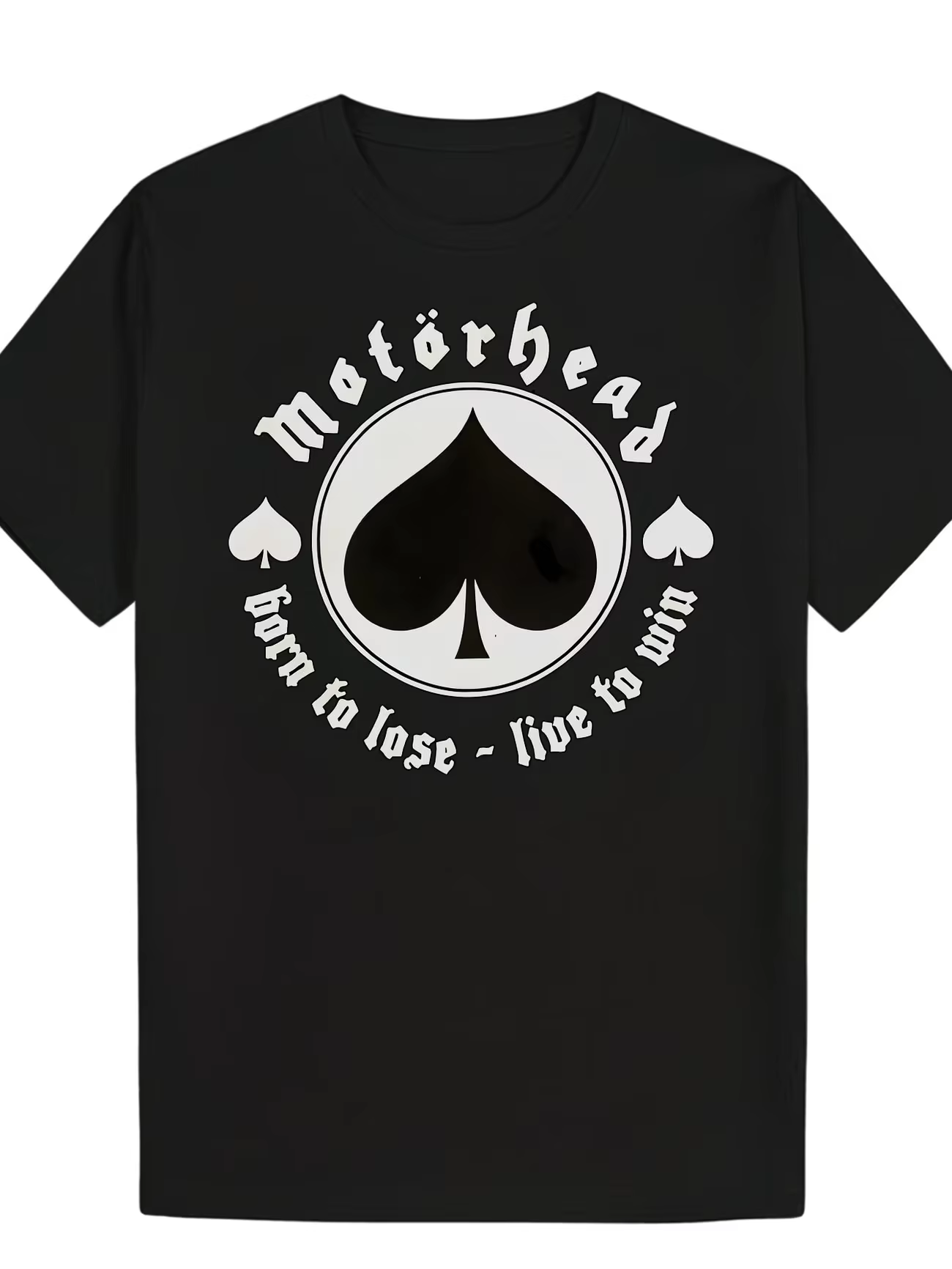 T-shirt Motörhead Born To Lose, Live To Win avec motif graphique, en coton, pour femmes et hommes, s