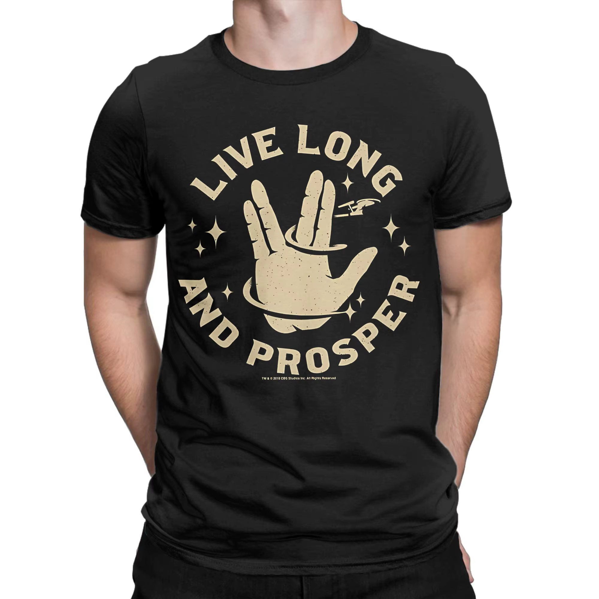 Stars Treks la série originale Live Long And Prosper pour hommes femmes t-shirts T-Shirt coton cadea