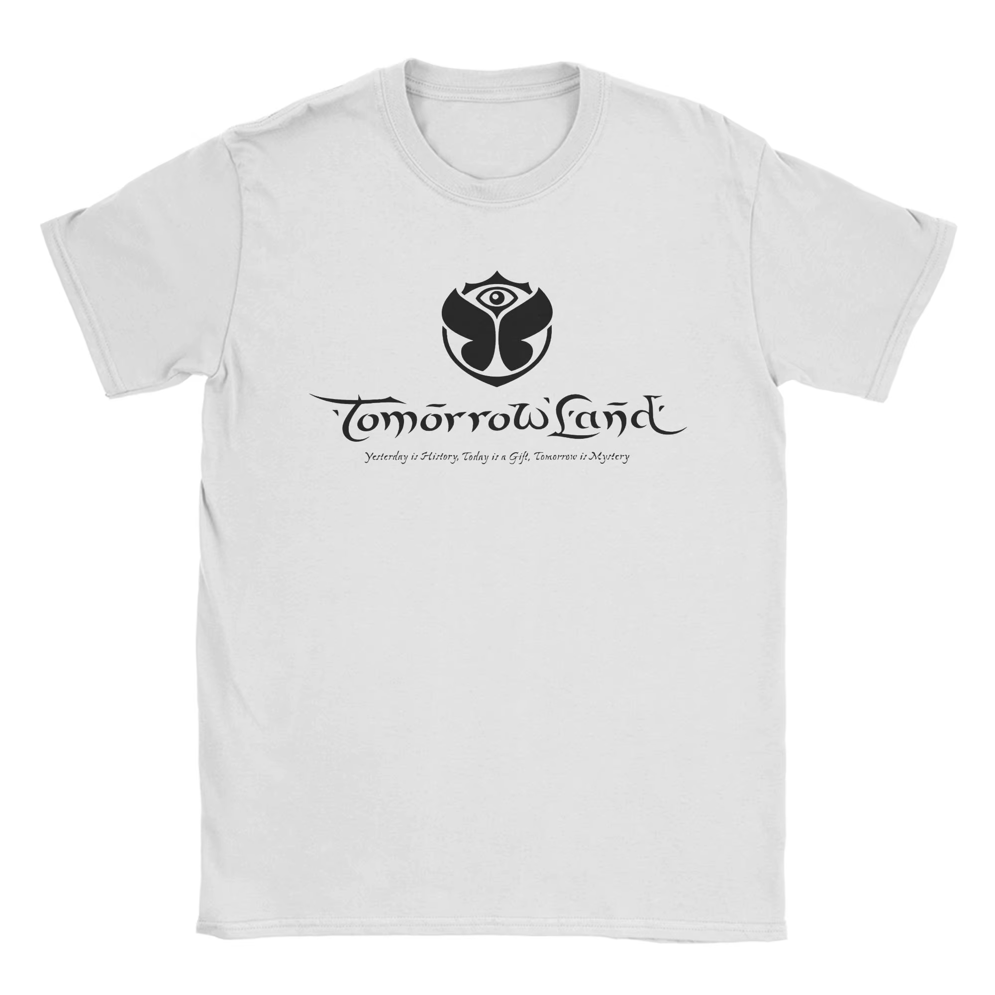 T-shirt d'été Tomorrowland Festival de musique T-Shirts de danse électronique t-shirt en coton pour 