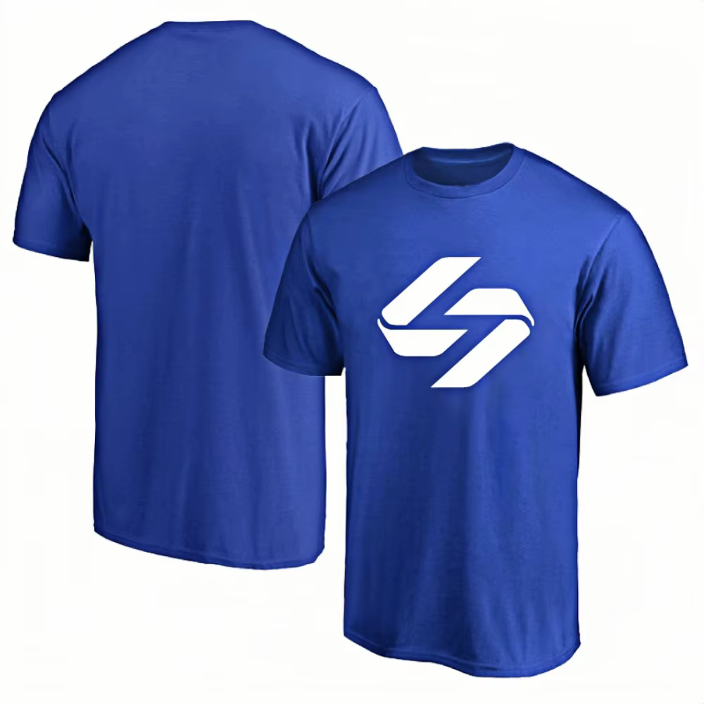 T-shirt de basket-ball pour homme - Coton pur, col rond, manches courtes, léger, pour l'entraînement