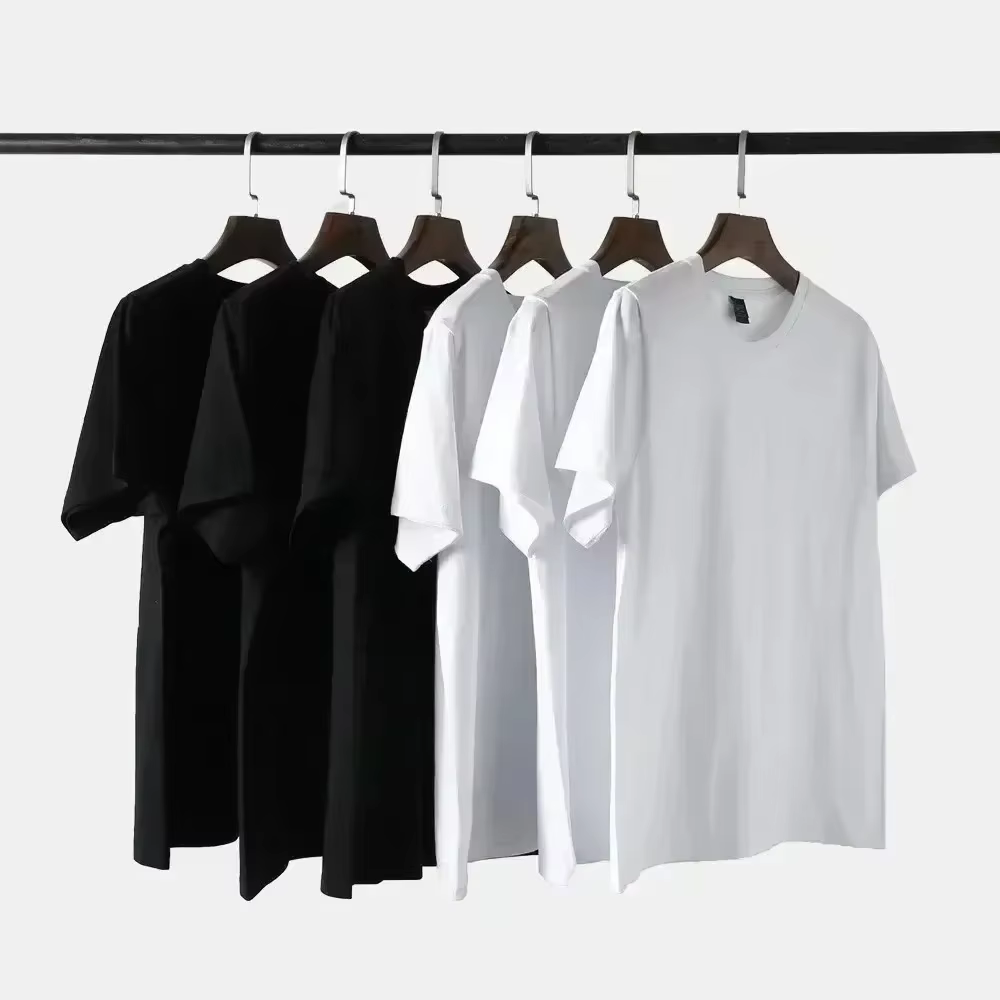 T-shirts imprimés de luxe AMI pour l'été 2026, en pur coton, col rond, décontractés et tendance, sty