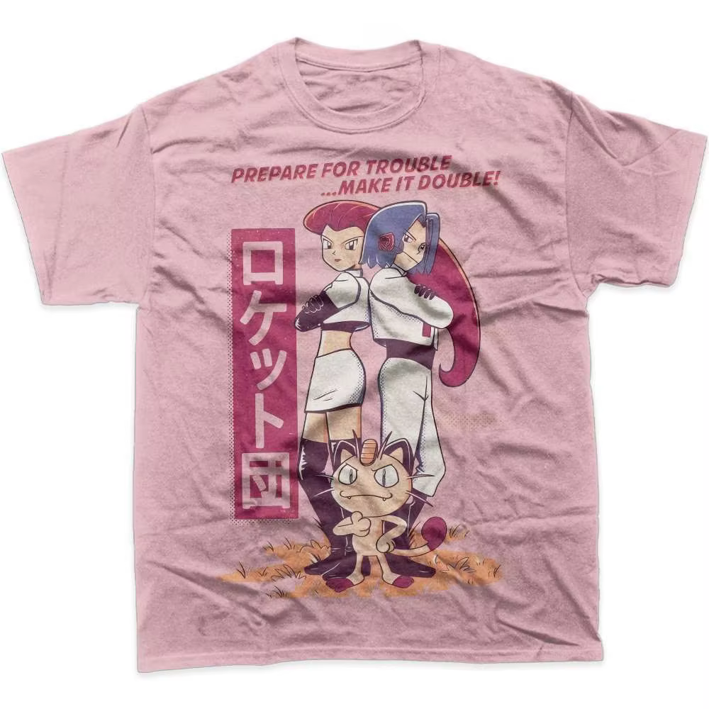 T-shirt Pokemon pour hommes, en pur coton, décontracté, col rond, manches courtes, vêtements d'été, 