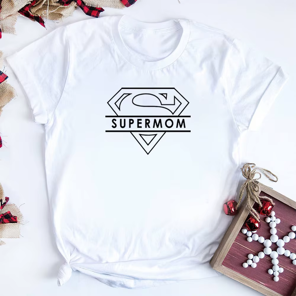 T-shirt drôle Super maman rétro, chemise de vie pour femmes, inspiré des Super héros, Cool, maman, c
