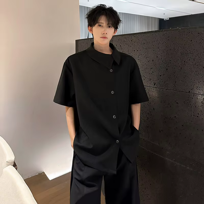Nouvelles chemises à manches courtes pour hommes, chemises décontractées tendance, design personnali