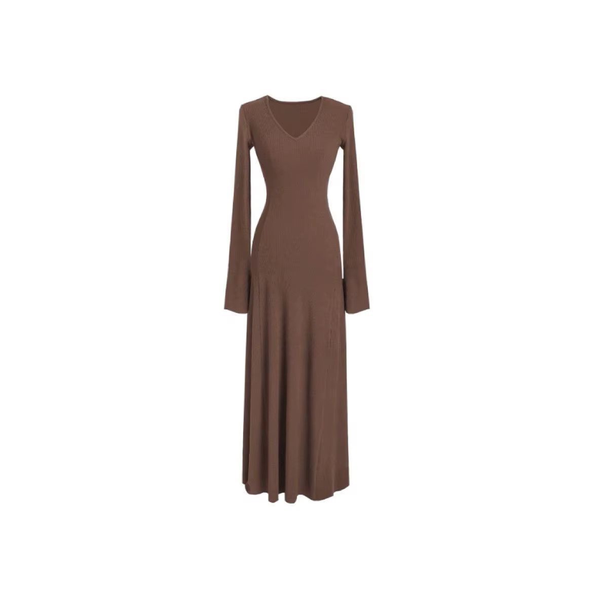 Robe noire haut de gamme à manches longues, jupe longue à taille fine, nouveau Style Royal Sister, a