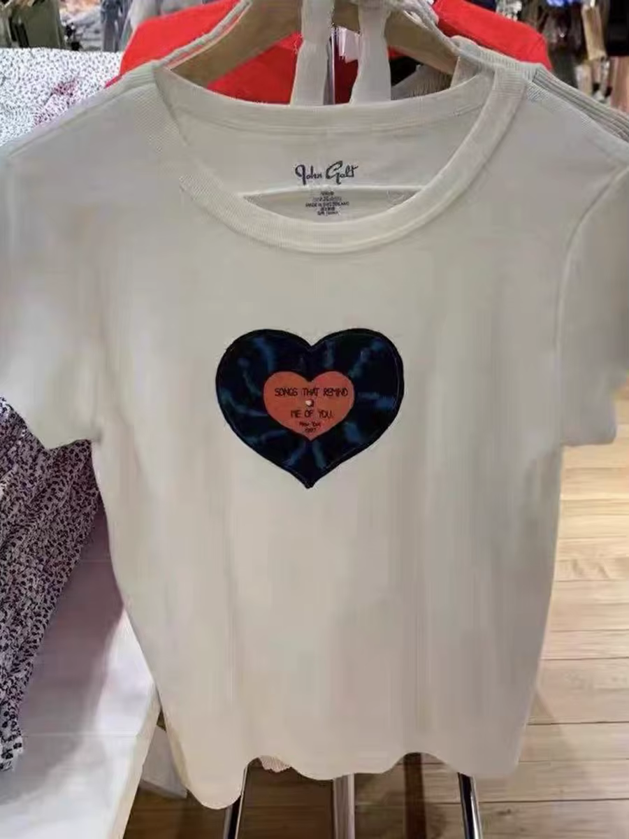 T-shirt à manches courtes et col rond pour femme, Streetwear en coton doux, Vintage, Y2k, 2023