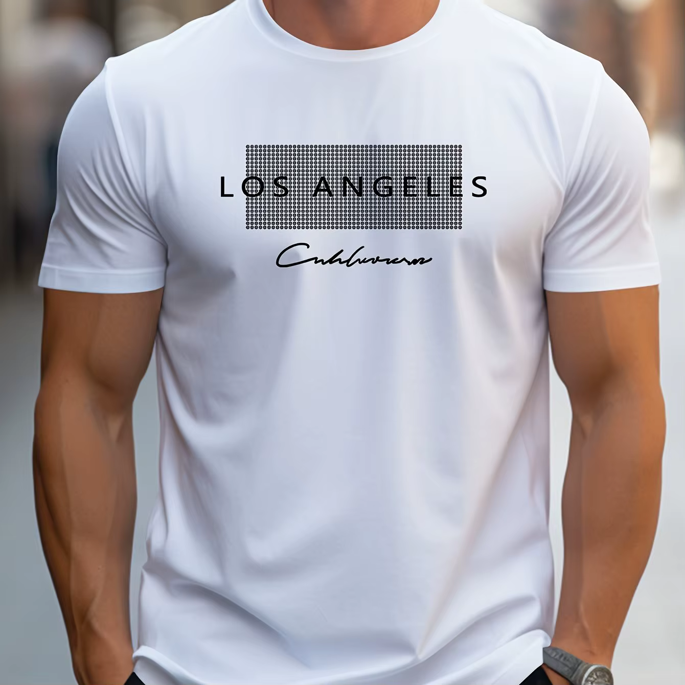T-shirt d'été à manches courtes et col rond pour hommes, coupe ample, grande taille, imprimé graphiq