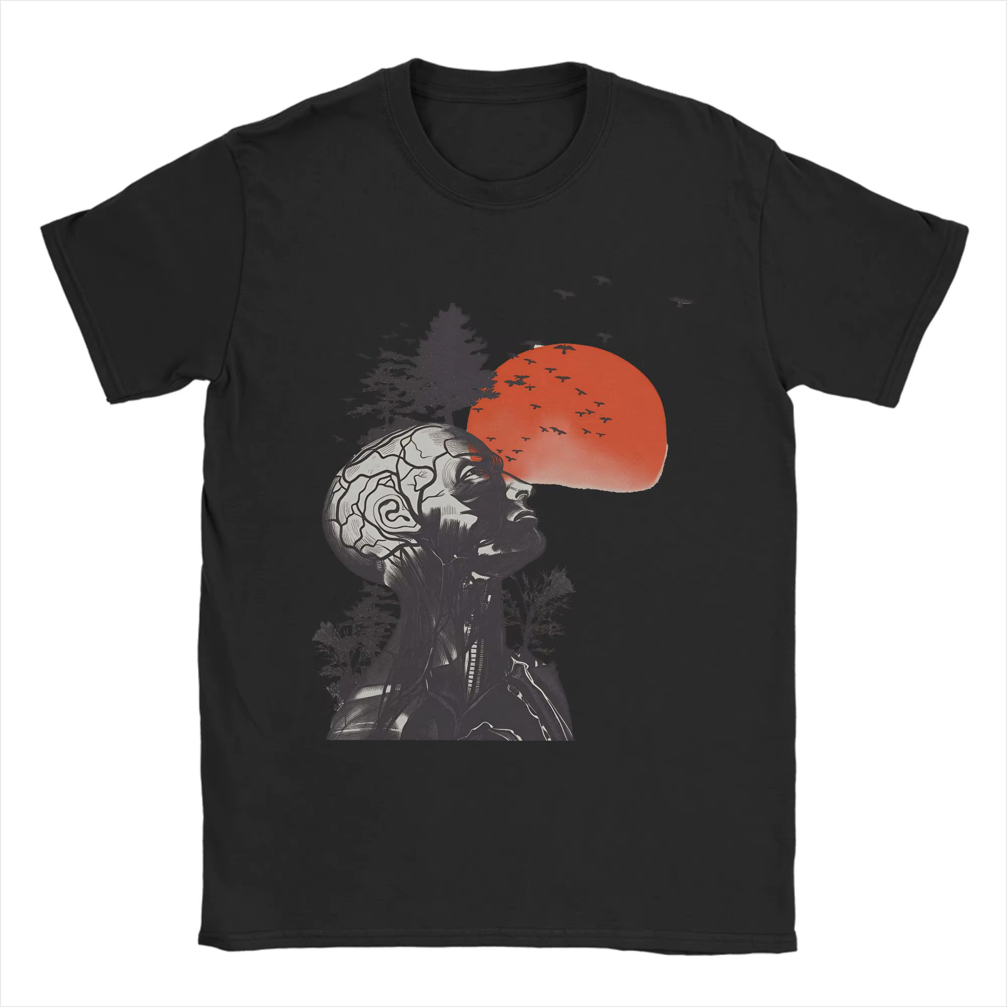 T-shirts Alan Hangover pour hommes, vêtements 100% coton, t-shirt imprimé à manches courtes et col r