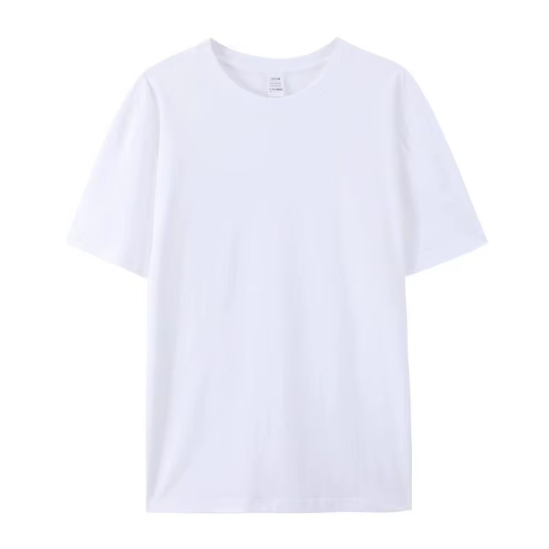 T-shirt uni blanc col rond femme T-shirt noir femme T-shirt pour Playeras De