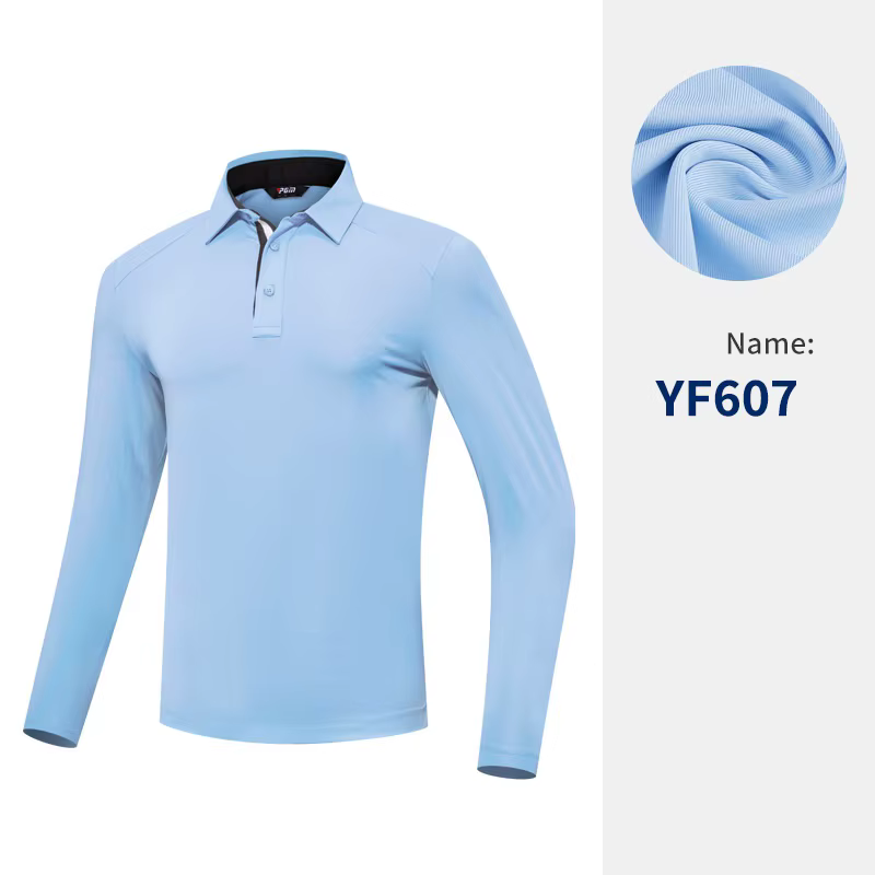 PGM Polo T-shirt à manches longues pour hommes pour le printemps et l'automne 2025 nouveau T-Shirt d