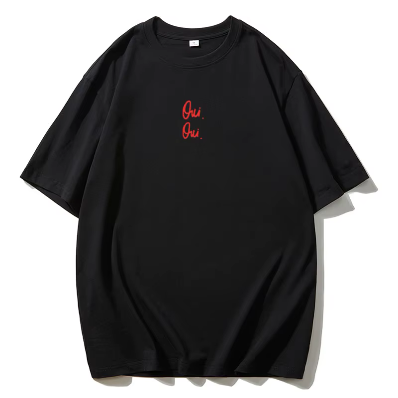 Hirsionsan-T-shirt manches courtes femme, vintage, en molleton et lettres imprimées, coton doux, été