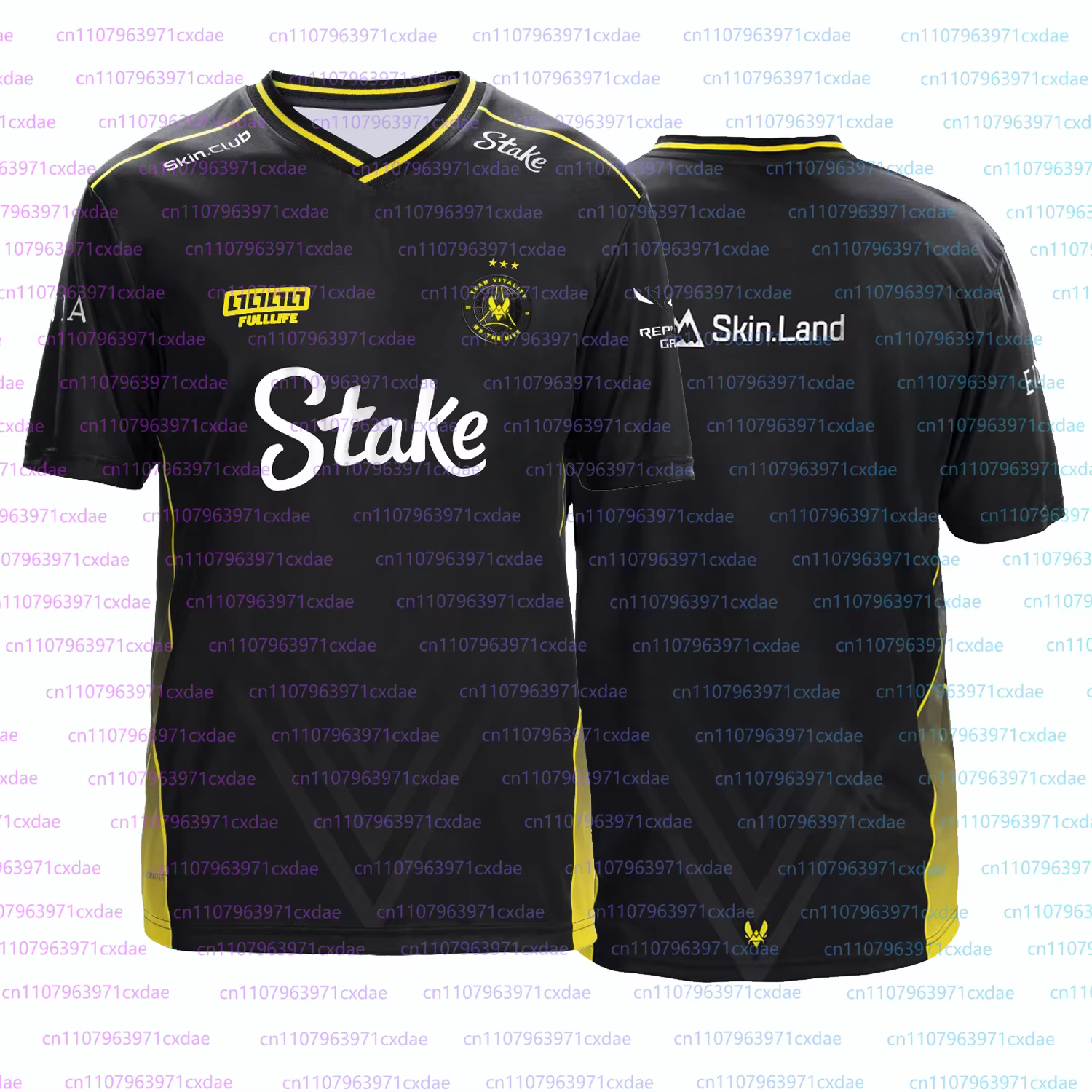Maillot de sport LEC 2026 Printemps Vitality pour hommes – Tenue de club d'e-sport LOL – T-shirts de