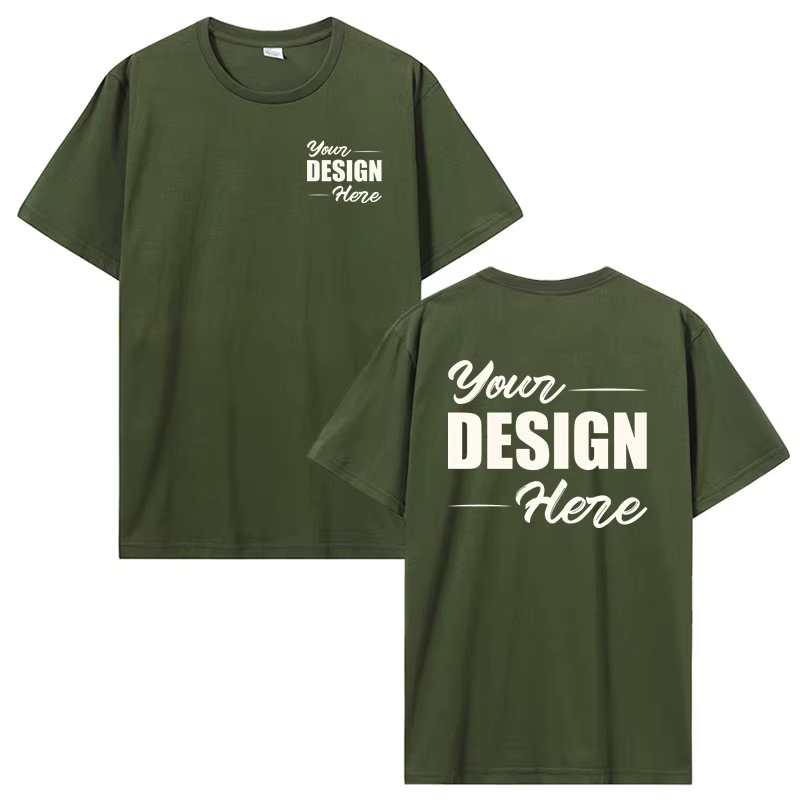 T-shirt personnalisé avec votre propre logo, t-shirts décontractés pour hommes, coton, manches court