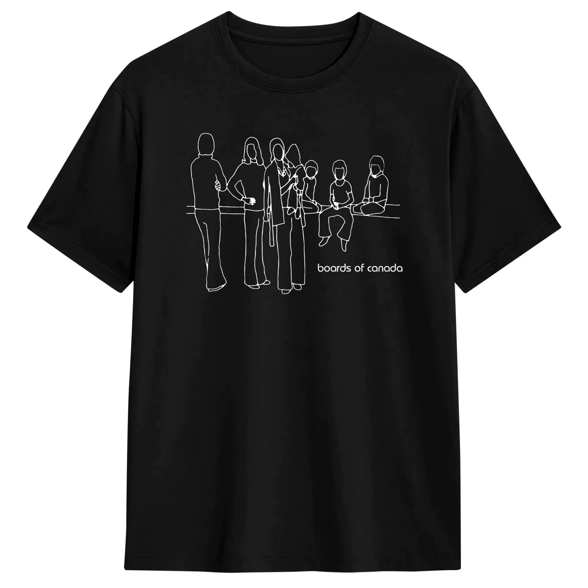 Boards of Canada T-Shirt Beach Vintage T-Shirts 100% coton T-shirt tendance pour hommes Tops décontr