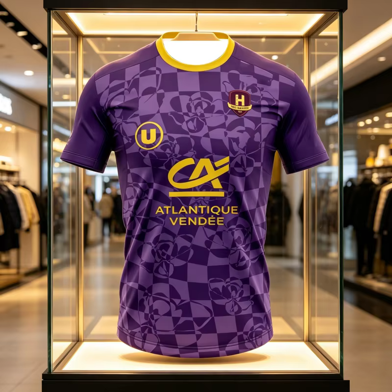 Maillot de handball HBC Nantes 2026 pour homme, tenue d'entraînement respirante, maillot respirant p