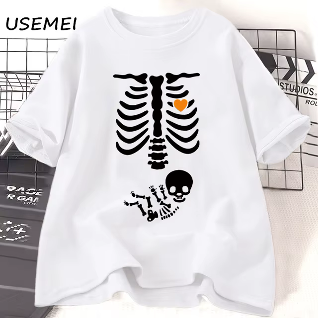 T-shirt d'annonce de grossesse pour femmes enceintes, t-shirts spinaux, modules de vêtements, ALTERT