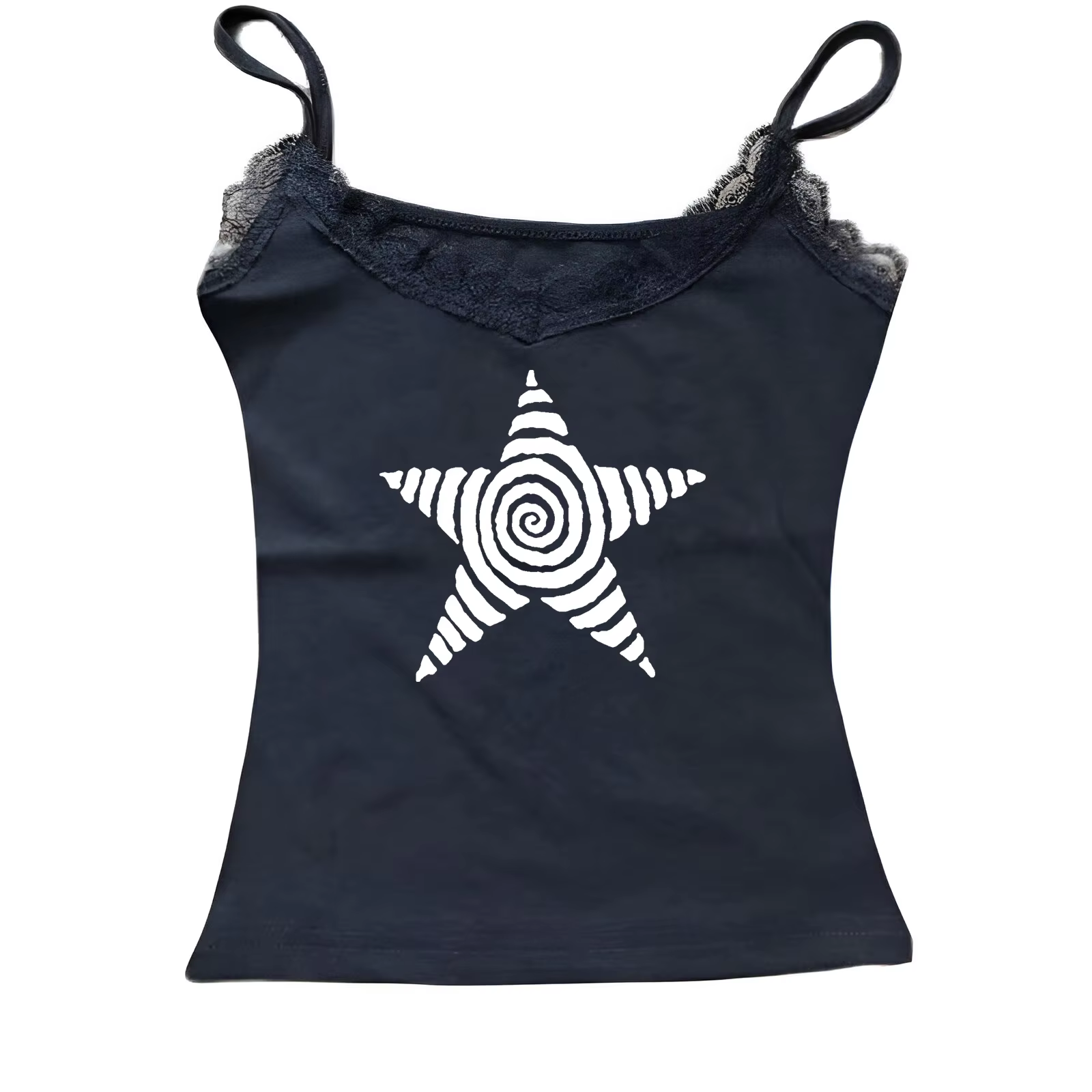 T-Shirt décontracté pour femmes, Harajuku 2025, Streetwear rétro Y2K, col licou imprimé, faux ensemb