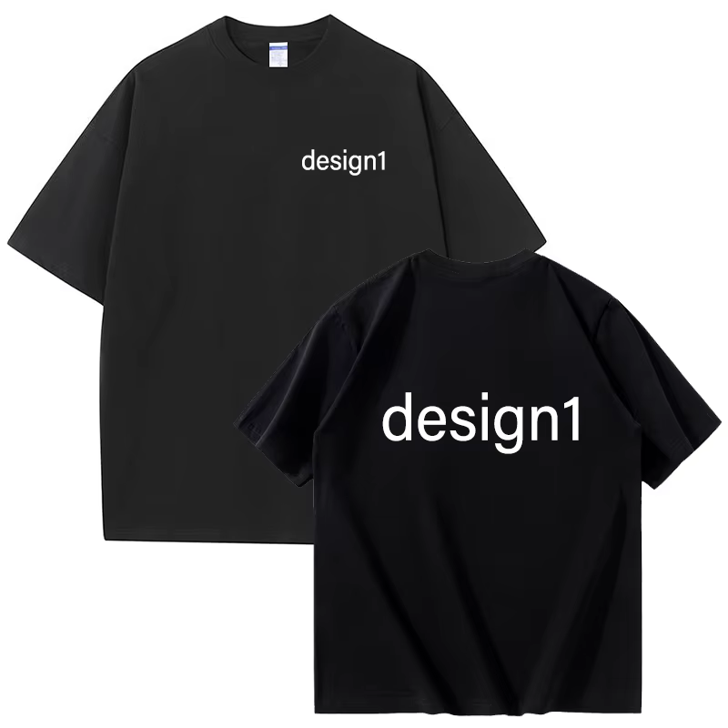 T-shirts en coton imprimés personnalisables, mode masculine, personnalisation DIY, t-shirt à manches