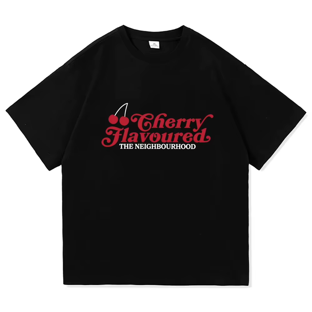 T-shirt à saveur de cerise The Neighborhood, T-shirt graphique The NBHD, Hip Hop, unisexe, streetwea