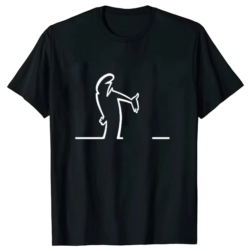 T-shirts d'été pour hommes et femmes avec des imprimés amusants, hauts décontractés à manches courte